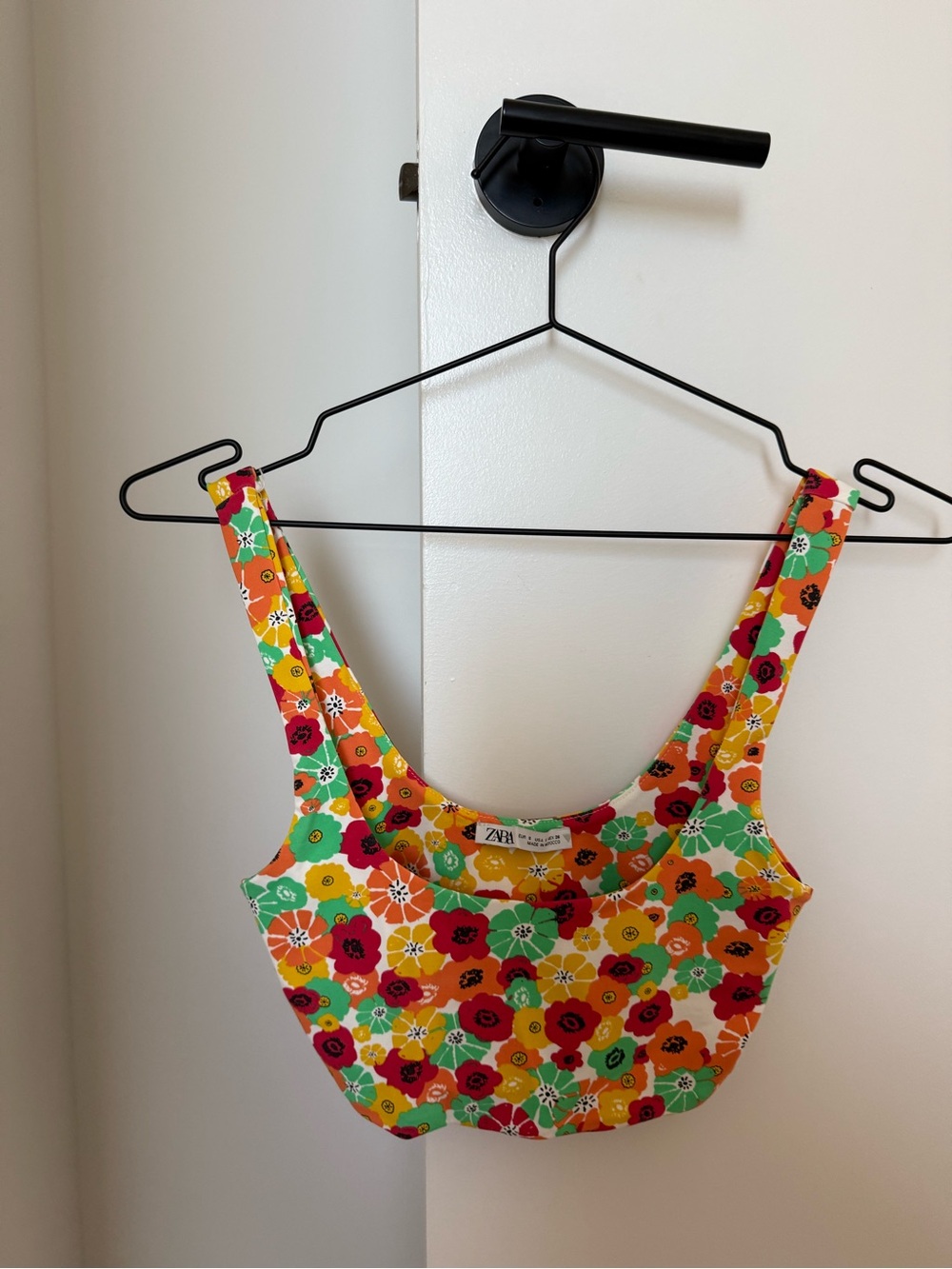 Zara Bright Floral Top